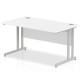 Rayleigh Cantilever 800mm Deep Straight Office Desk